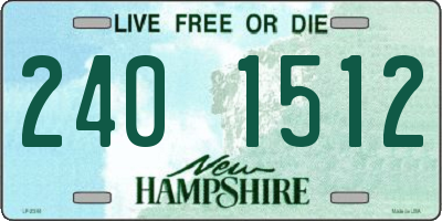 NH license plate 2401512