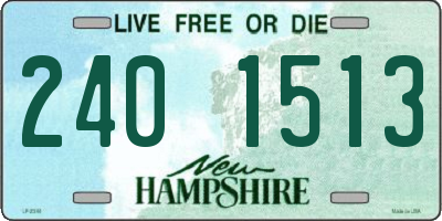 NH license plate 2401513