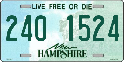 NH license plate 2401524