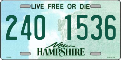 NH license plate 2401536