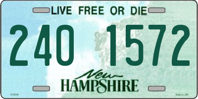 NH license plate 2401572