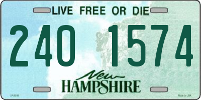 NH license plate 2401574