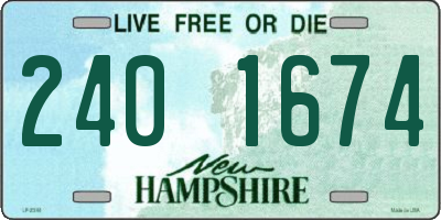 NH license plate 2401674