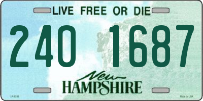 NH license plate 2401687