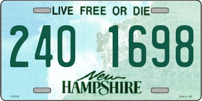 NH license plate 2401698