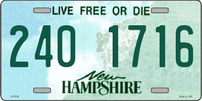 NH license plate 2401716