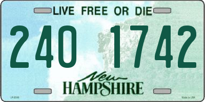 NH license plate 2401742
