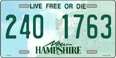 NH license plate 2401763