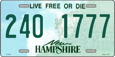 NH license plate 2401777