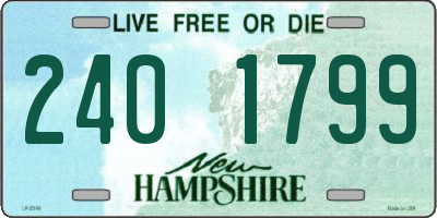 NH license plate 2401799