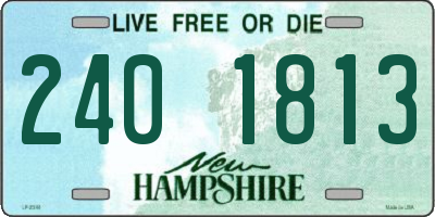 NH license plate 2401813