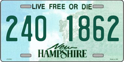 NH license plate 2401862