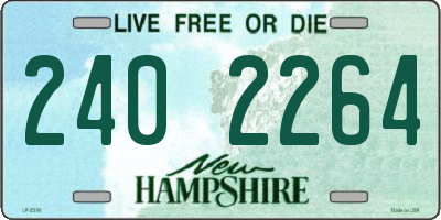 NH license plate 2402264