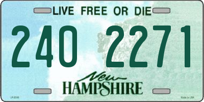 NH license plate 2402271