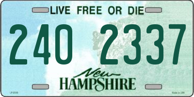 NH license plate 2402337