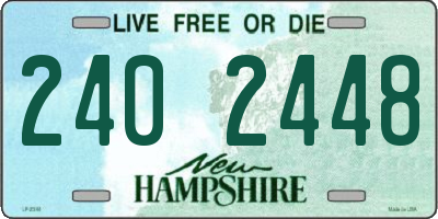NH license plate 2402448