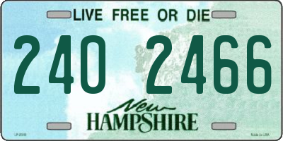 NH license plate 2402466