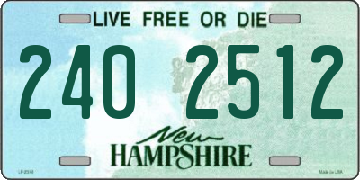 NH license plate 2402512