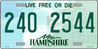 NH license plate 2402544