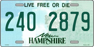 NH license plate 2402879