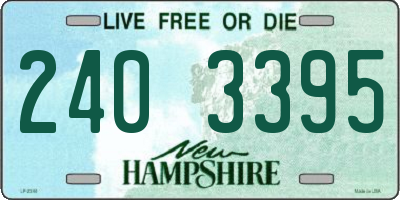 NH license plate 2403395