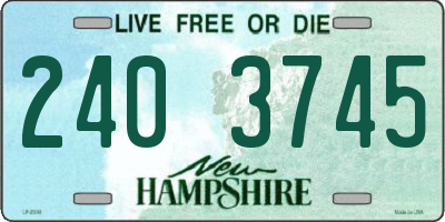 NH license plate 2403745