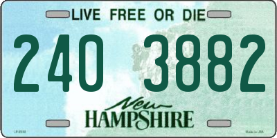 NH license plate 2403882