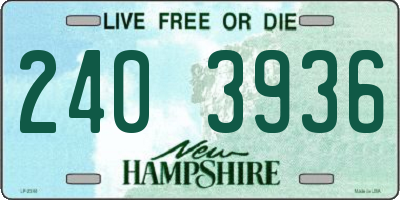 NH license plate 2403936