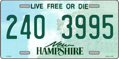 NH license plate 2403995