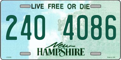 NH license plate 2404086