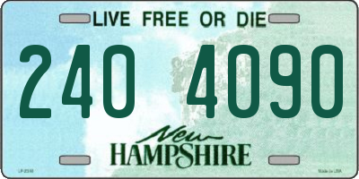 NH license plate 2404090