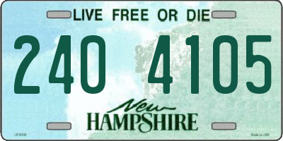 NH license plate 2404105