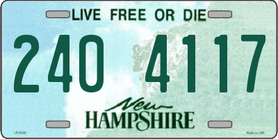 NH license plate 2404117