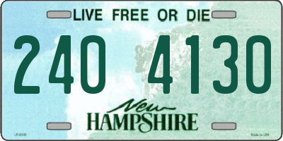NH license plate 2404130