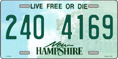 NH license plate 2404169