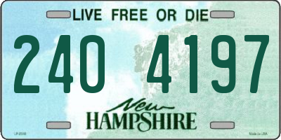NH license plate 2404197