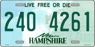 NH license plate 2404261