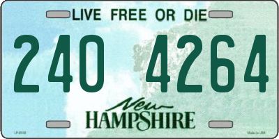 NH license plate 2404264