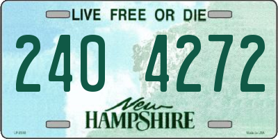 NH license plate 2404272