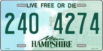 NH license plate 2404274