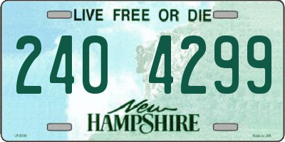 NH license plate 2404299