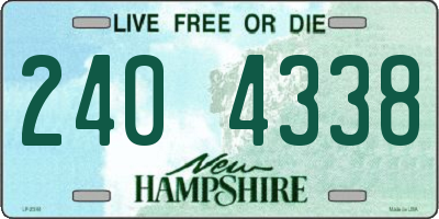 NH license plate 2404338