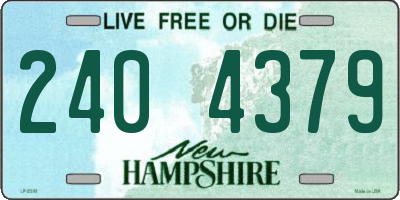 NH license plate 2404379