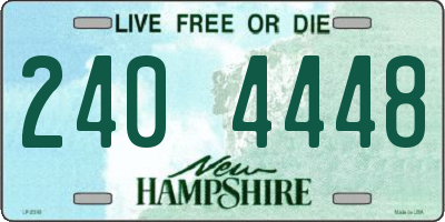 NH license plate 2404448