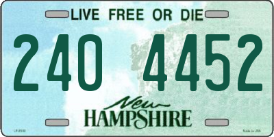 NH license plate 2404452