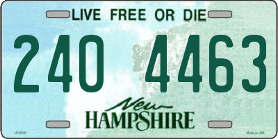 NH license plate 2404463