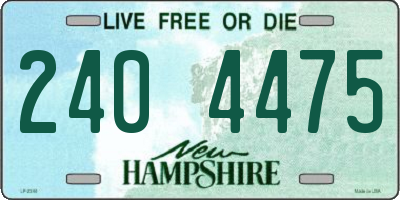 NH license plate 2404475