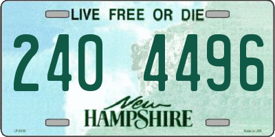 NH license plate 2404496