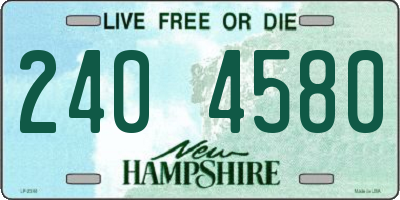 NH license plate 2404580