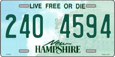 NH license plate 2404594